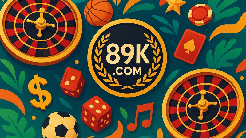 Recortes de jornais e logos de mídia falando sobre o 89K.com